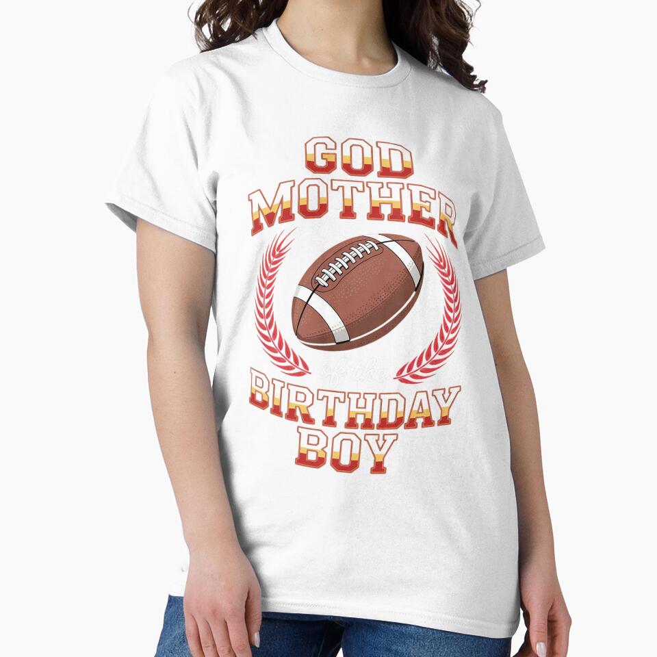 Godmother Of The Birthday Boy Football Matching Family Party by VerseFarm