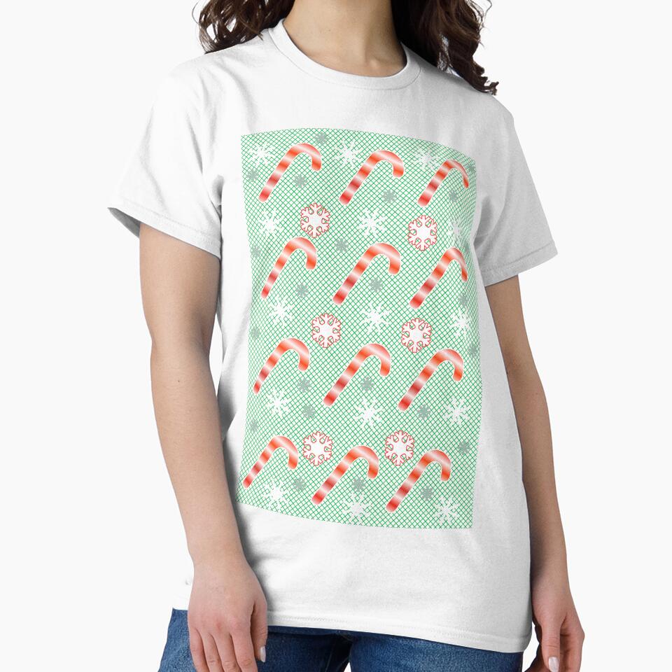 Candy Cane Christmas Pattern – Festive Holiday Seamless Design by HopeAndHustle