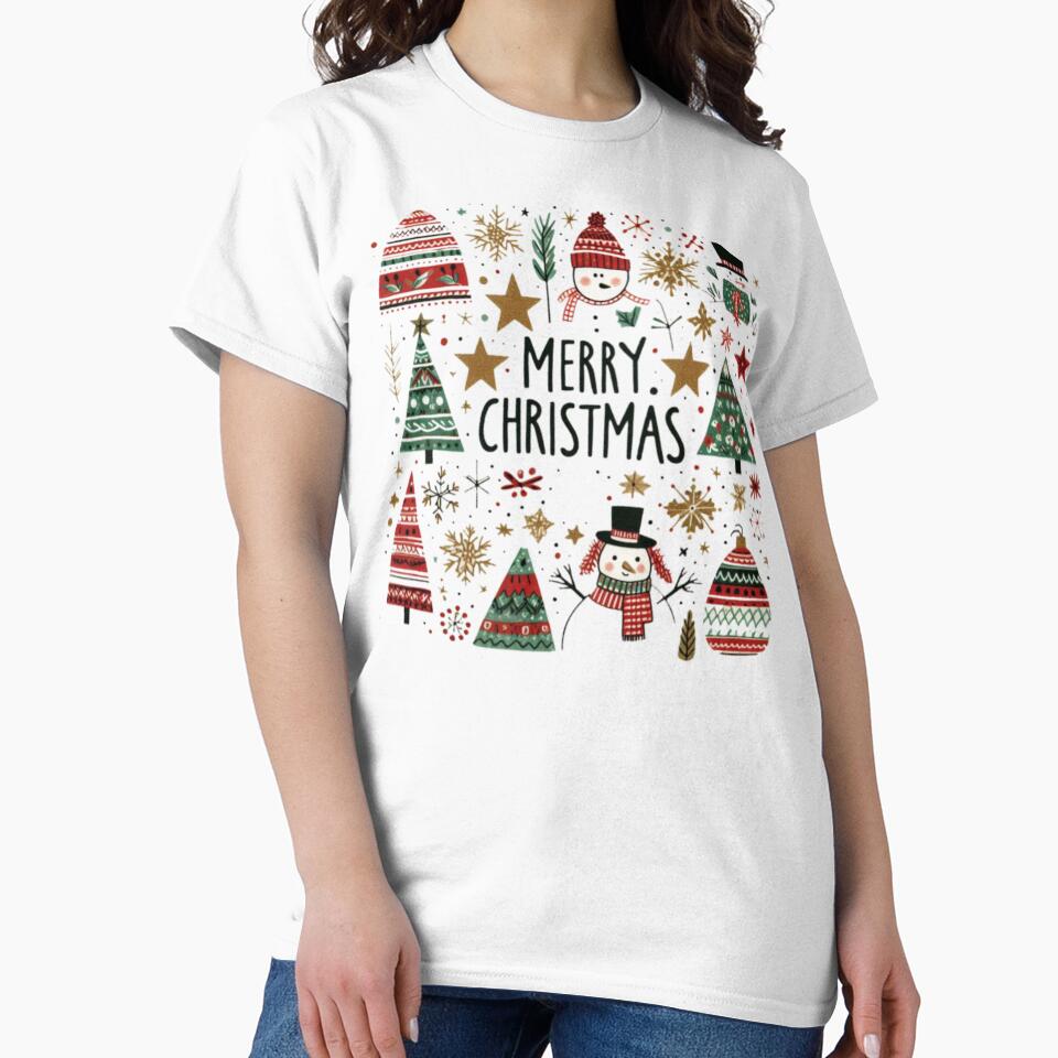 Cool Christmas Pattern and Snowmen by Yas_oma