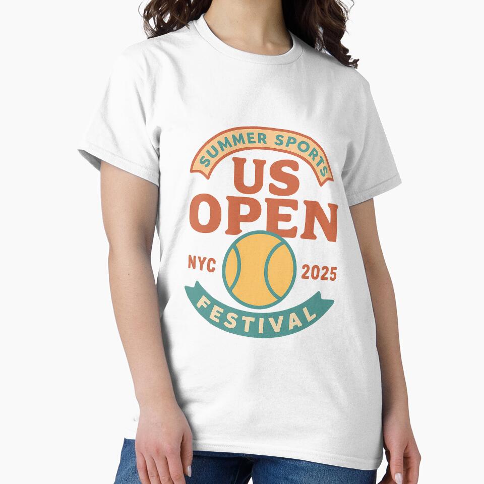 Retro NYC Tennis Festival 2025 – Summer Sports Vintage Design by Fantsy-world