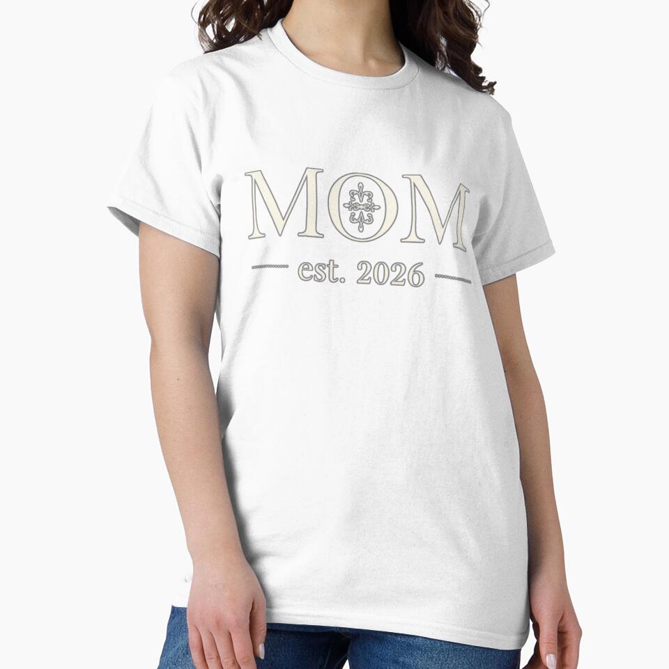 Mom Est 2026 New Mother Pregnancy Announcement Gift by FitEnvy