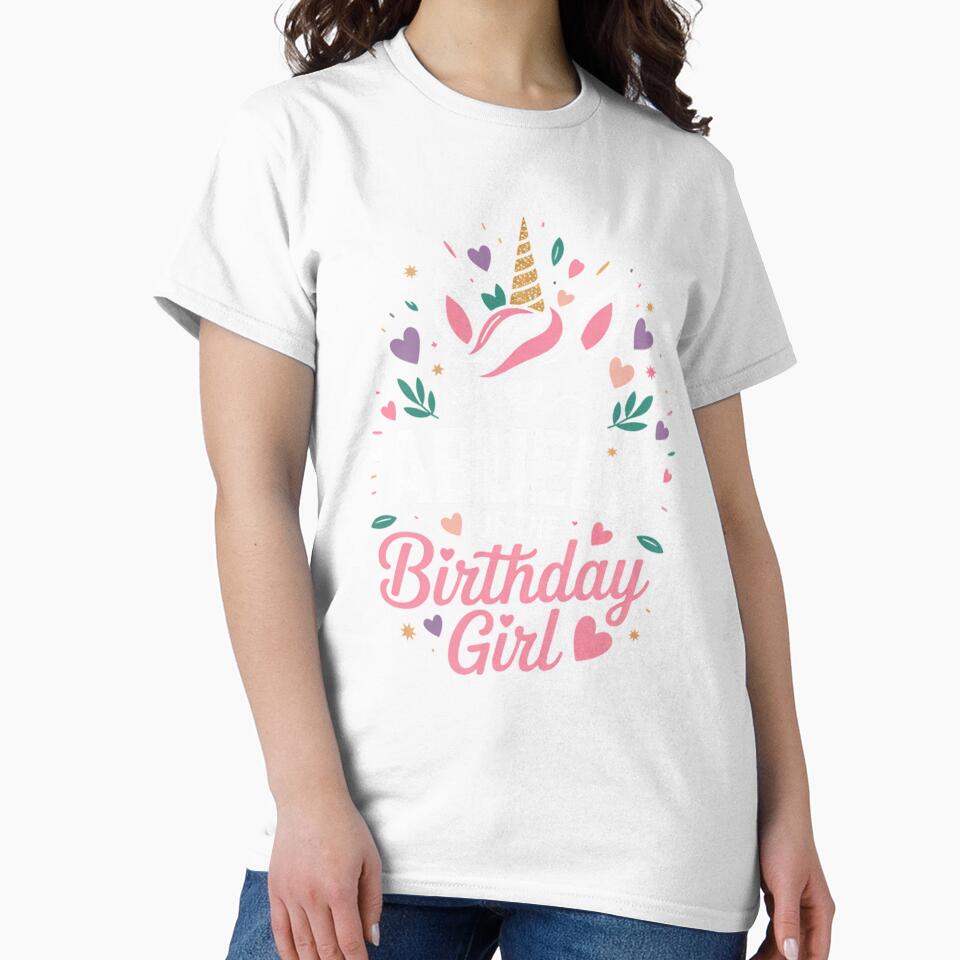 Abuela of the birthday girl matching family unicorn party by InspiredFoul