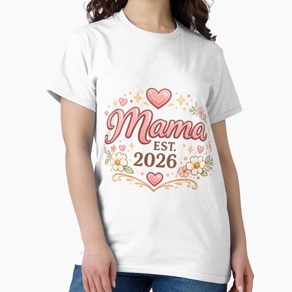 Mama Est 2026 New Mom Gift Design by StyleLap