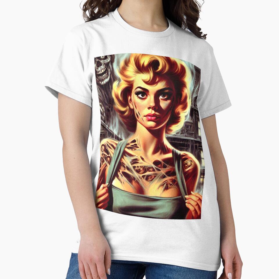 Vintage Horror Girl by PulpVintage