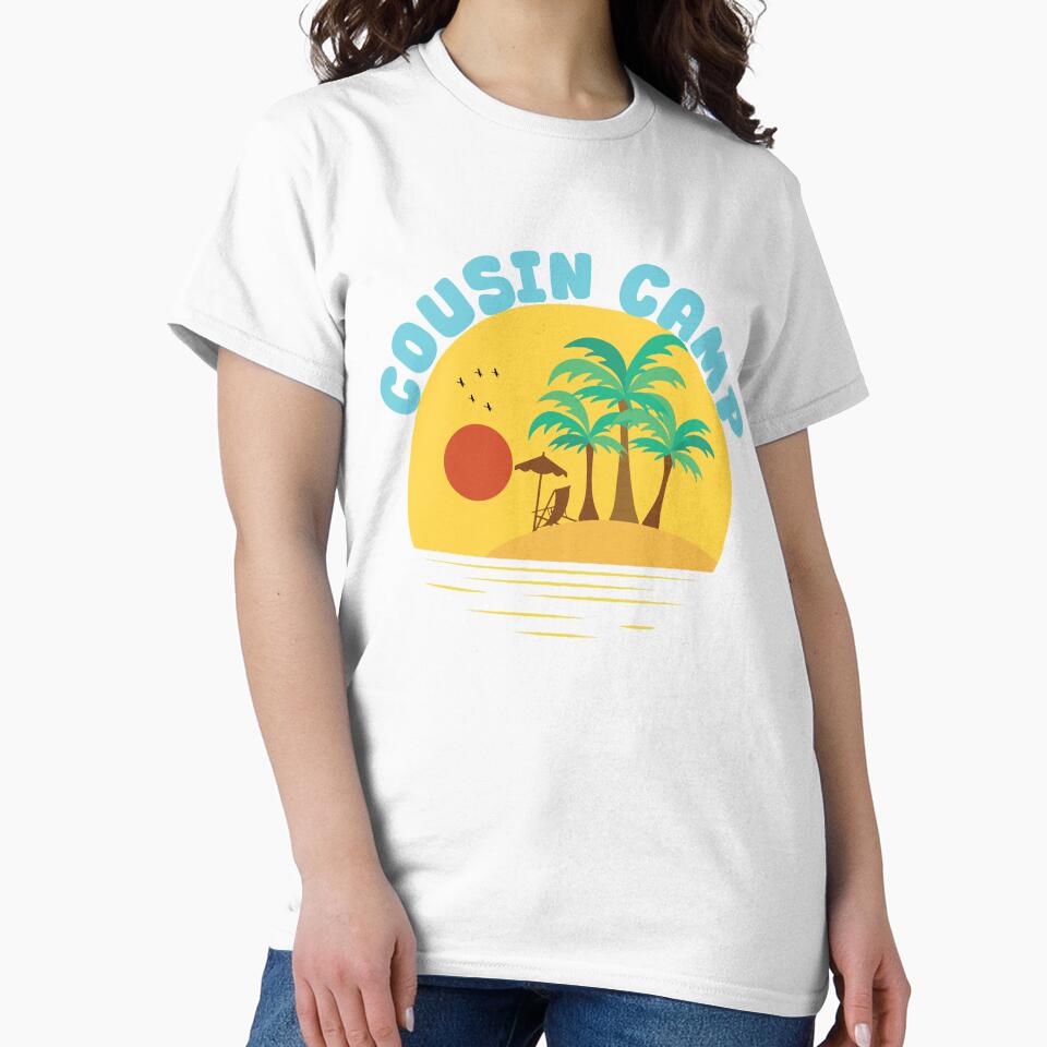 Cousin Camp Sunset Shirt – Family Reunion & Matching Vacation Design by PixelWaveBD