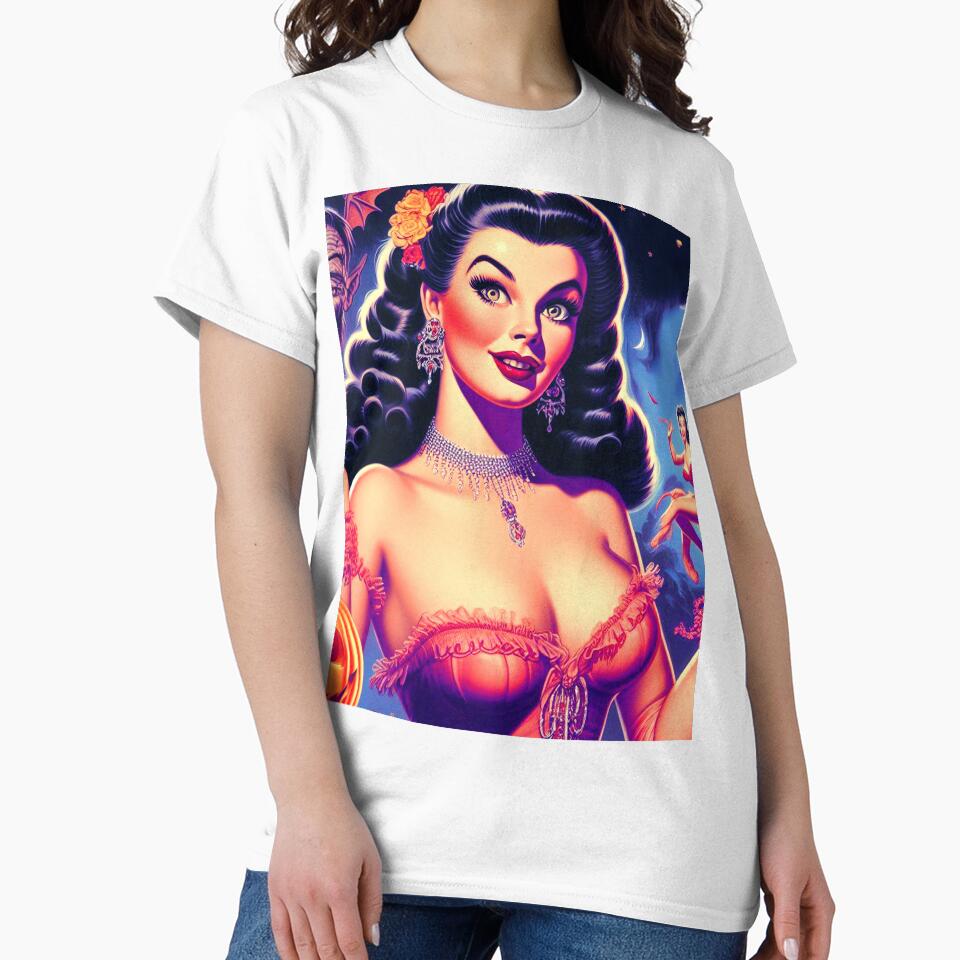Retro Halloween Pin-up by PulpVintage