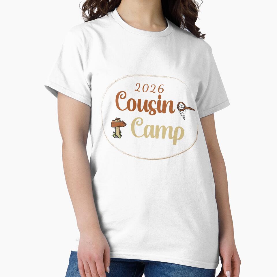 Cousin Camp 2026 Shirt – Family Reunion Matching Vacation Design by PixelWaveBD