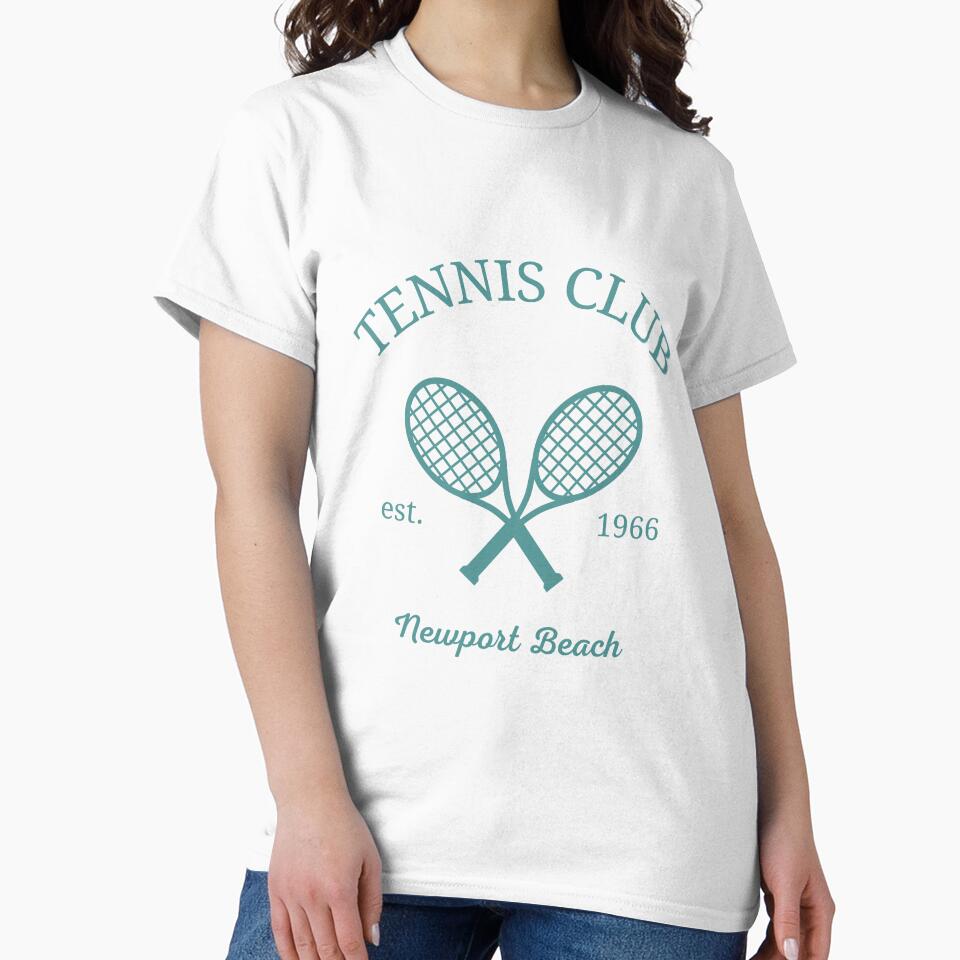 Retro Newport Beach Tennis Club Design – Est. 1966 by Retro Travel Design