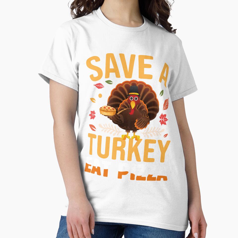 save a turkey eat pizza by StellDesign