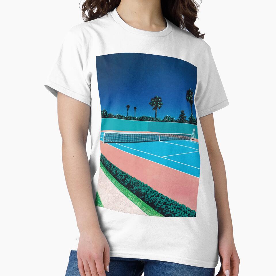 Hiroshi Nagai Night Tennis Court by LaFabricaArt