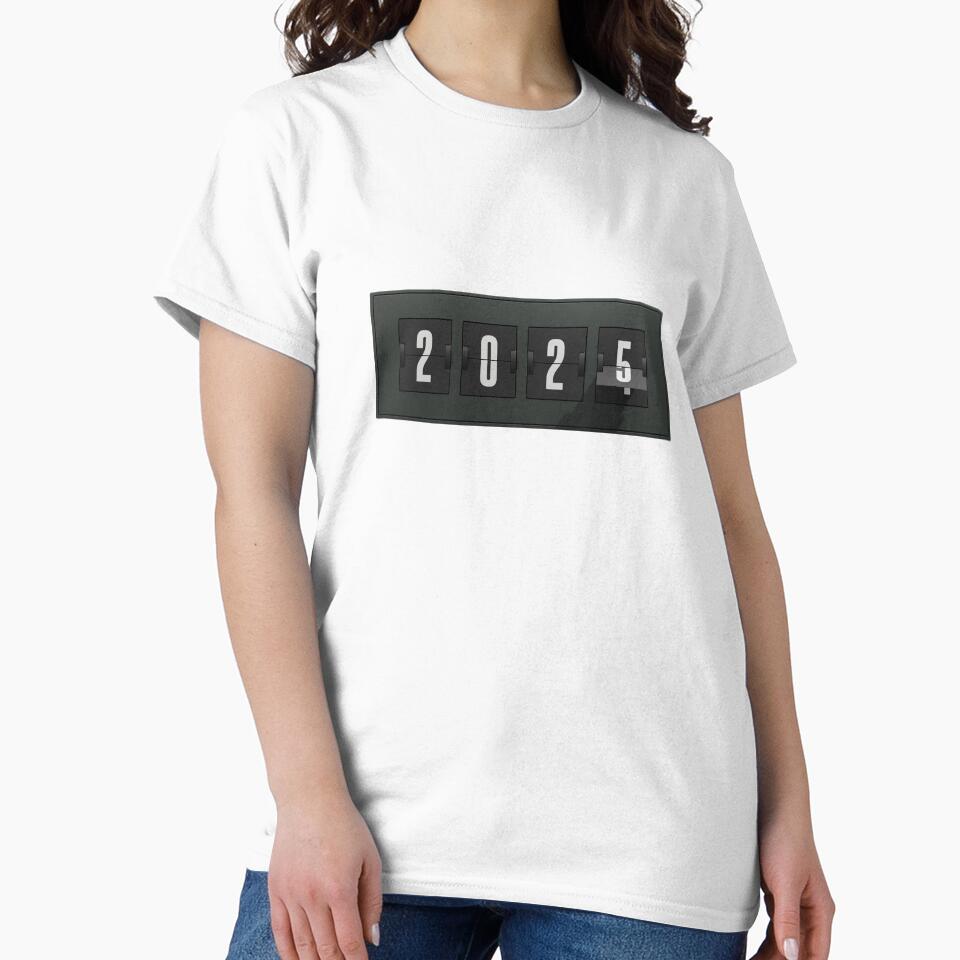 2025 Countdown Transition Classic Scoreboard Colors Flip Clock Design by trepiu