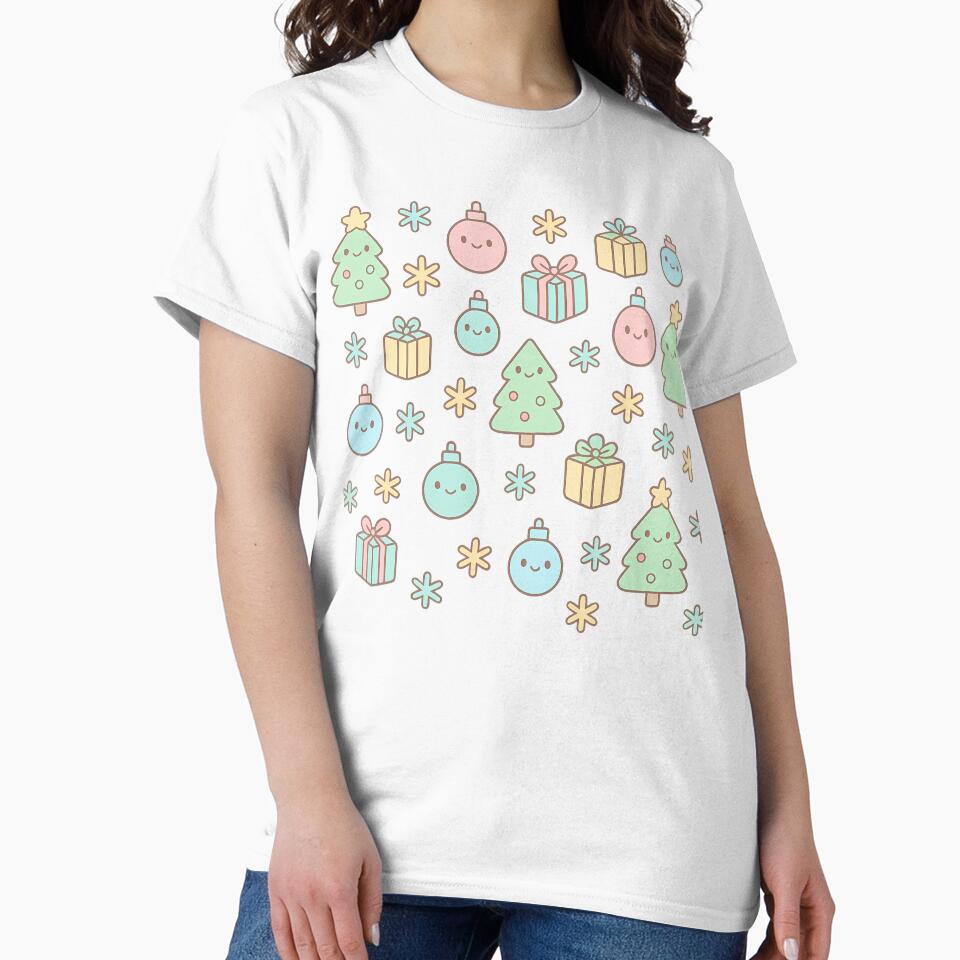 Cute Pastel Christmas Icons Pattern by mhose3