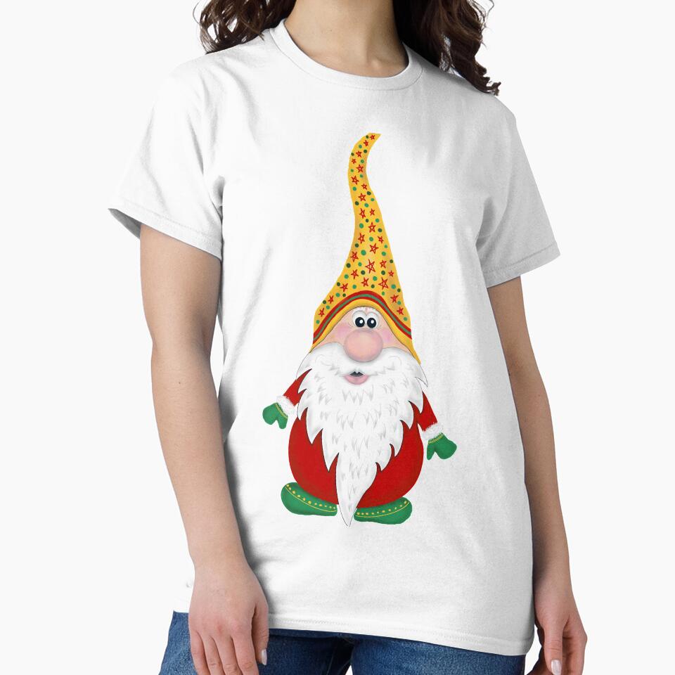 Cute Cartoon Christmas Gnome Pattern Xmas by wasootch