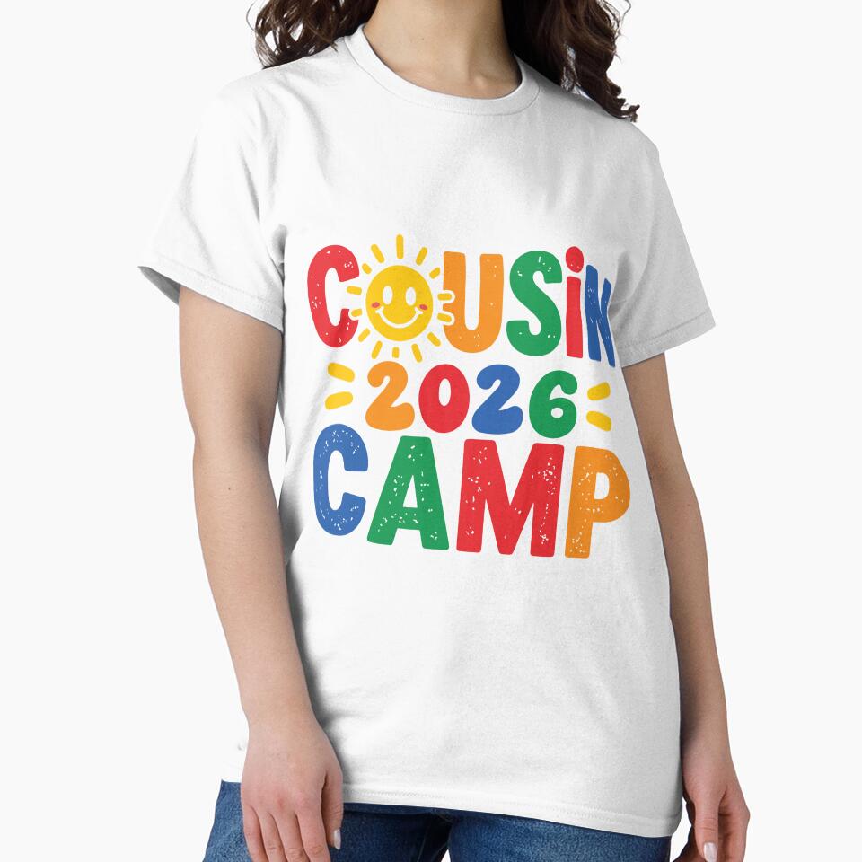 Cousin Camp 2026 Family Vacation Matching Kids Summer Camping Trip by kiralynstration