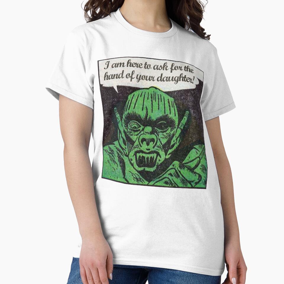 Vintage Son in Law Daughter Hand Marriage Retro Horror Monster Gift by TheAplus