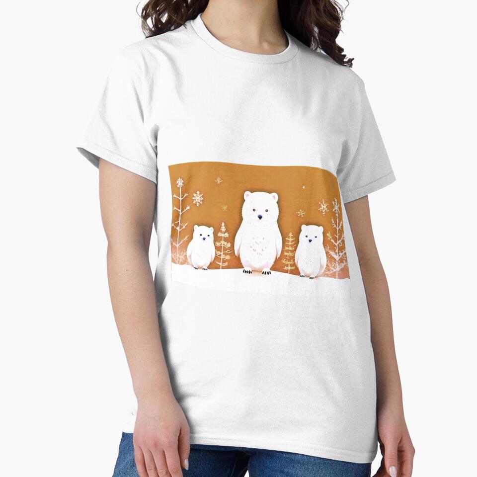 Retro Winter Animal Pattern - Funny Holiday by Earth Nature Creations
