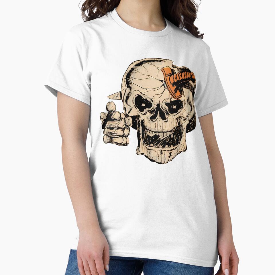 Vintage Skull Knife Retro Horror Halloween Gift by TheAplus