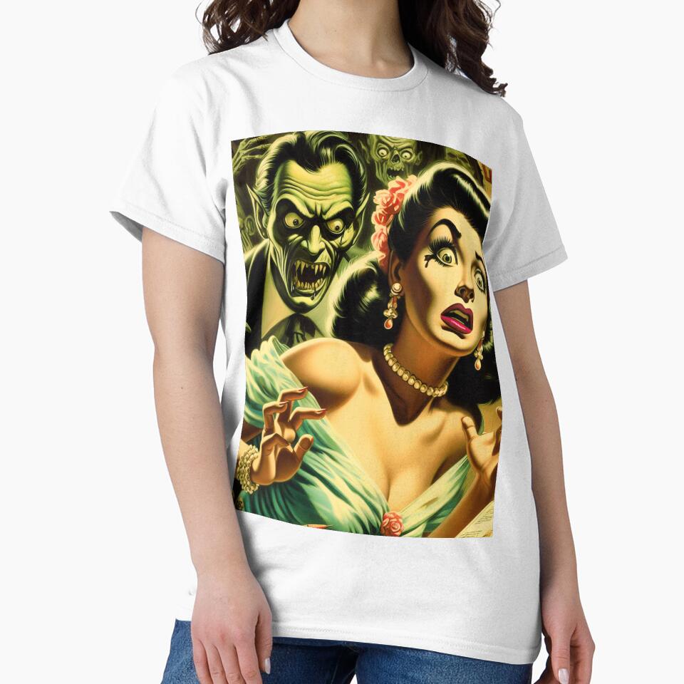 Vintage Horror Illustration by PulpVintage