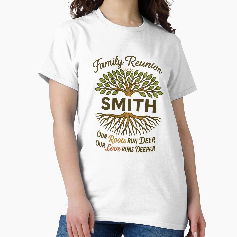 Family Reunion Tree of Life T-Shirt – Roots and Love Design by DailyDrivesct