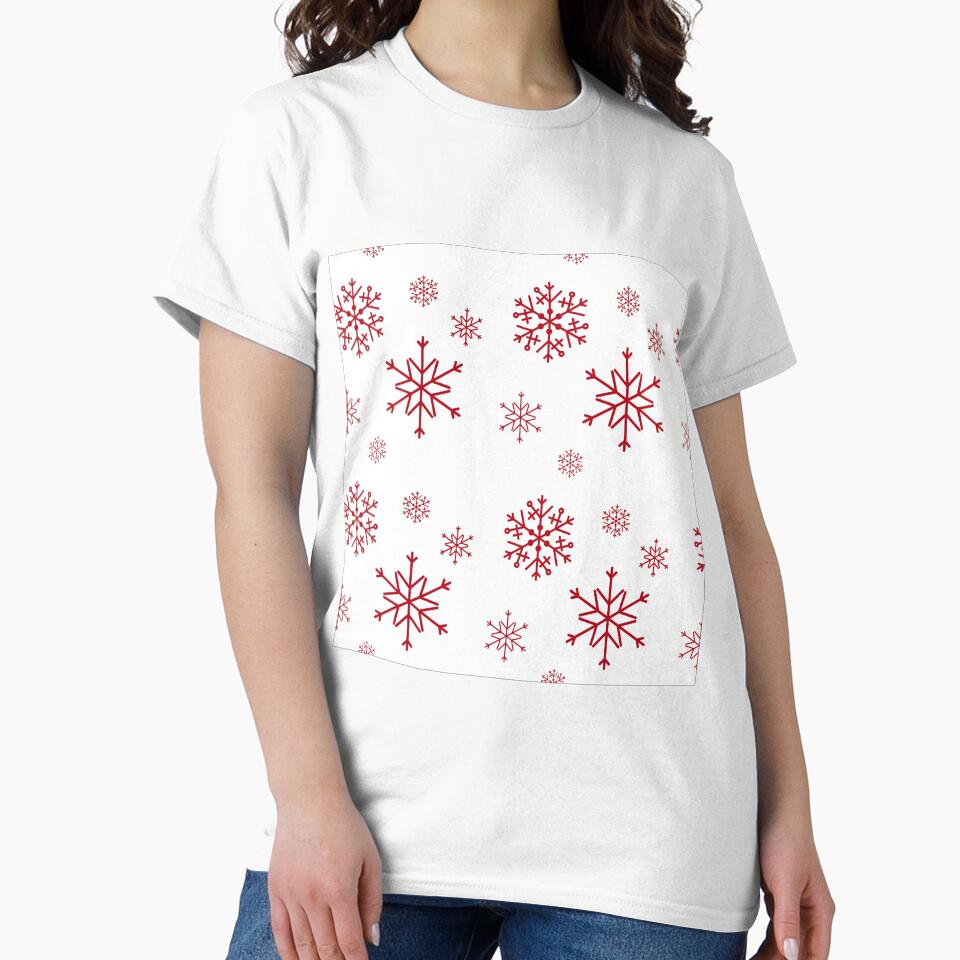 Cute Christmas Pattern- Snowflake pattern by Christeena-