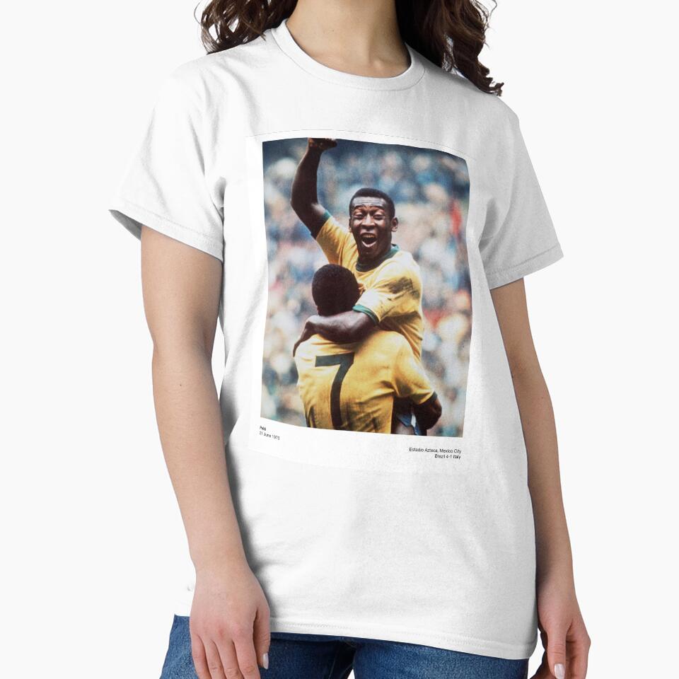 Pelé's Triumph: 1970 World Cup Legend Print by redprime