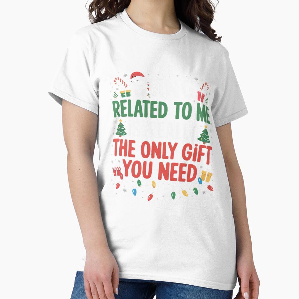 Being Related To Me Funny Christmas Family Xmas Pajamas by RayArmstrong