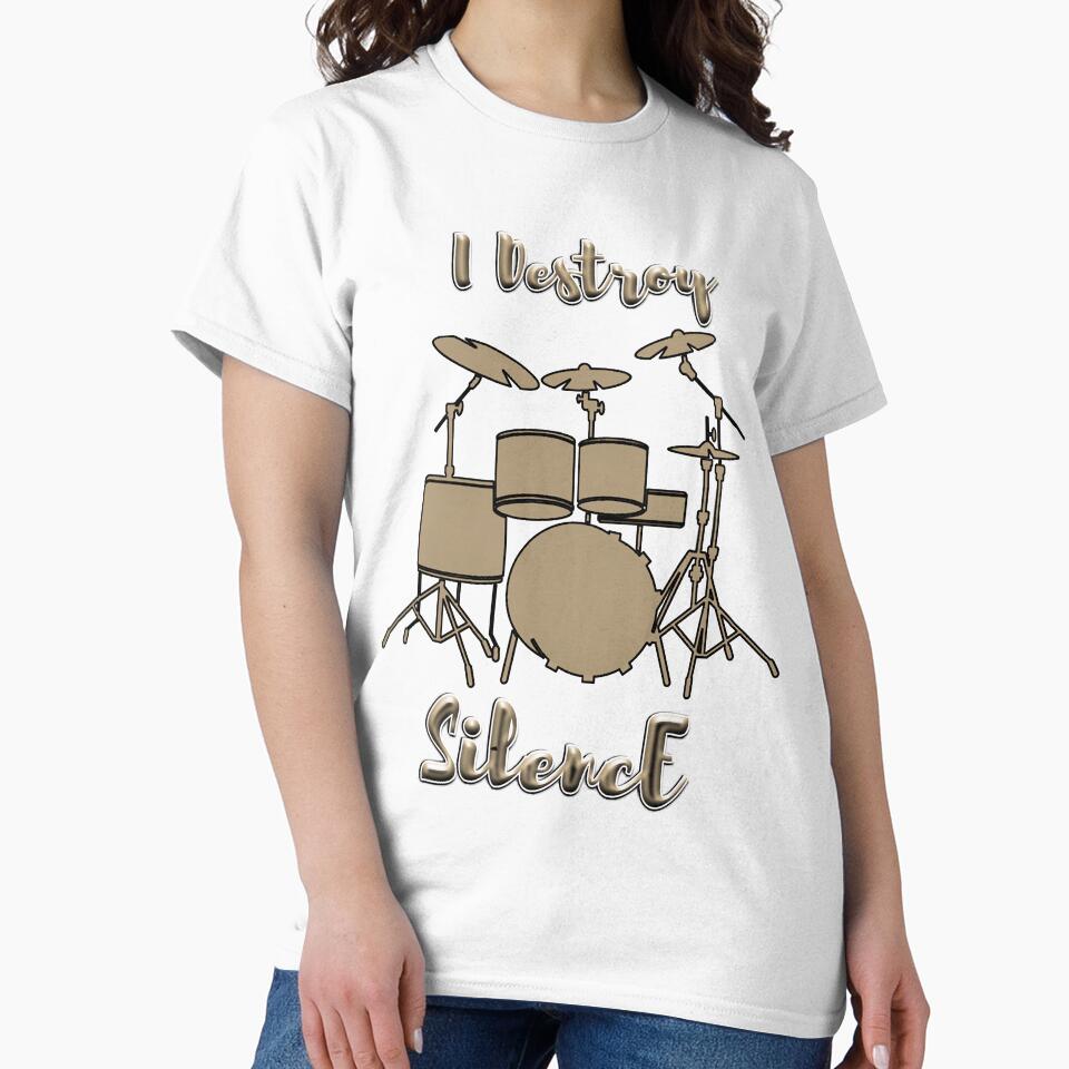 I Destroy Silence Funny Gifts Men by Cunha678