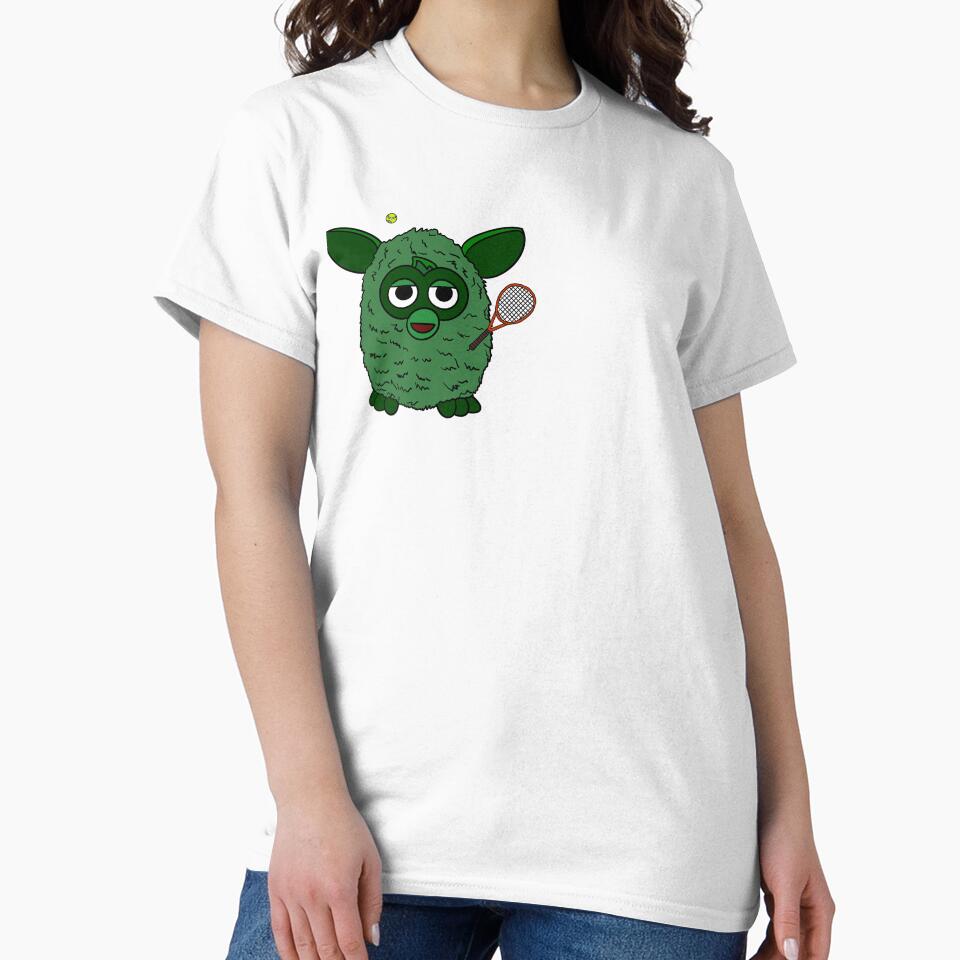 Forest Green Tennis Player Furby by Animals-by-JB