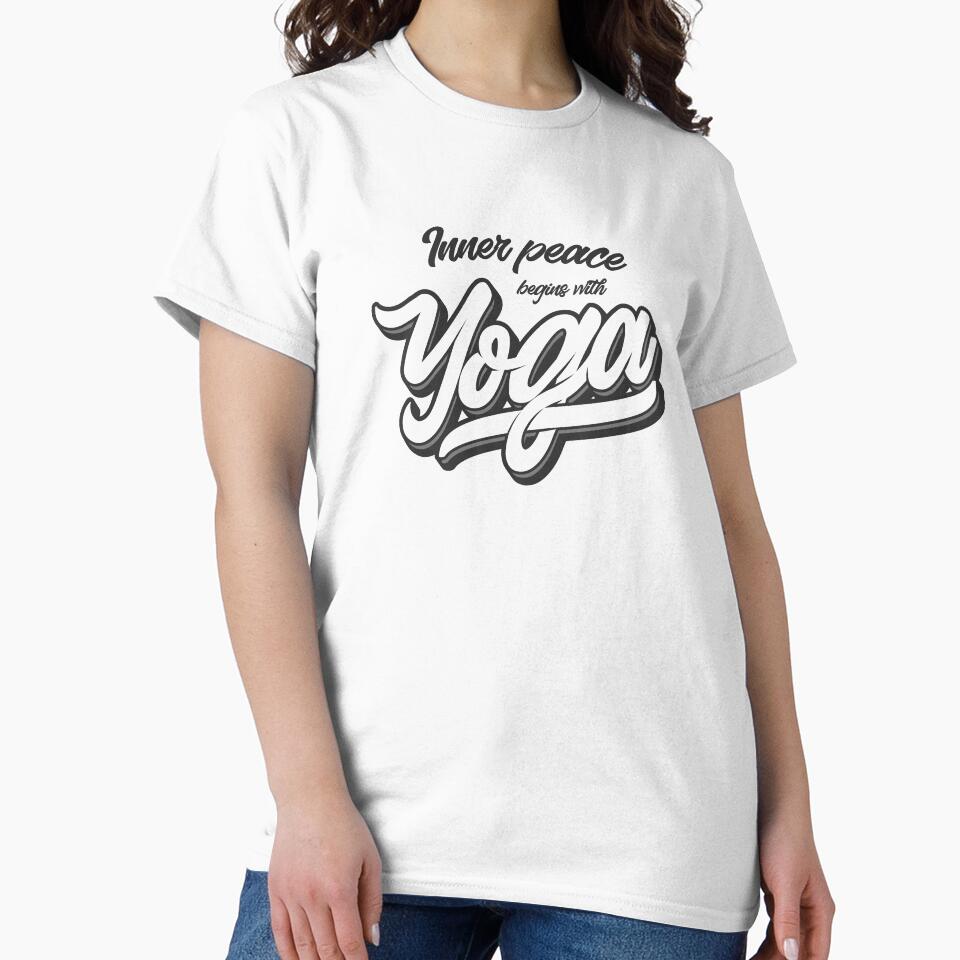 Inner peace begins with yoga by csoDesign