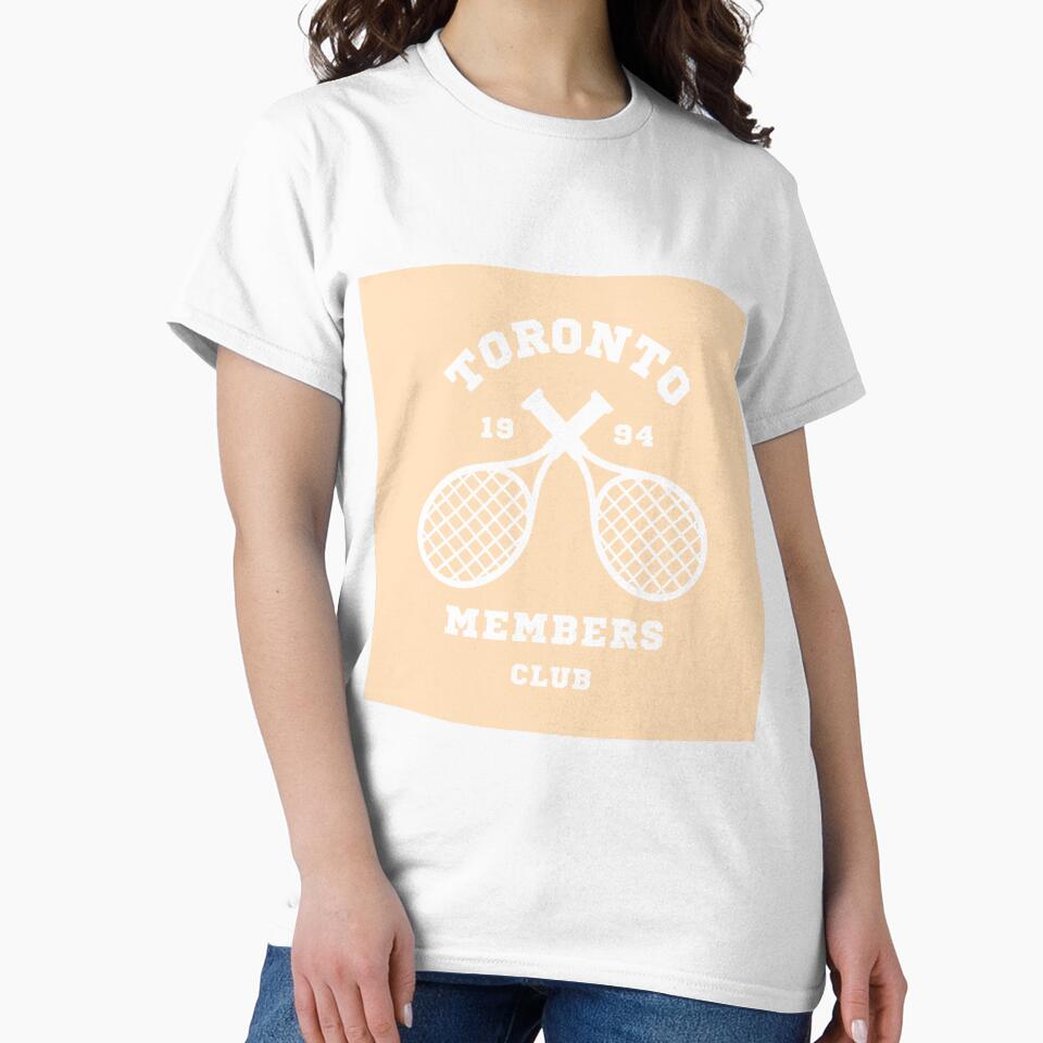 Toronto Tennis Members Club 1994 Peach White by art-by-harmonie