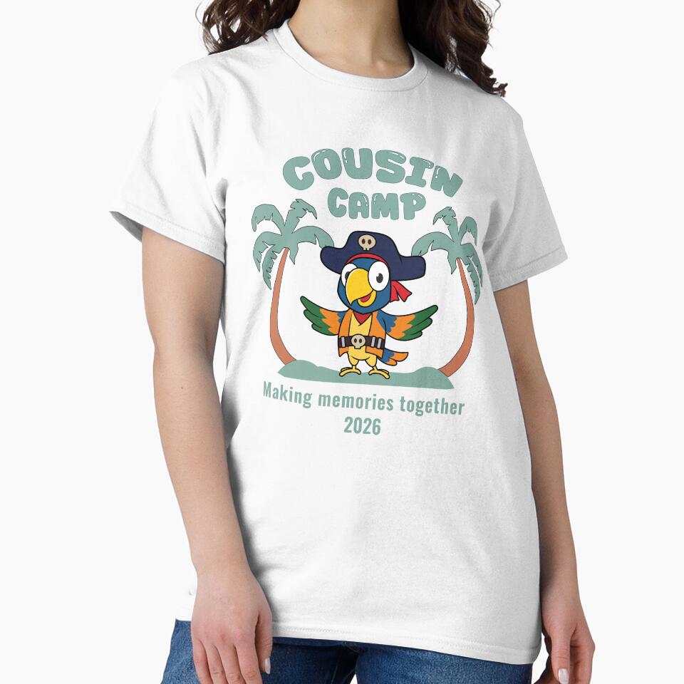 Cousin Camp Making Memories Together 2026– Family Reunion Matching Shirt by PixelWaveBD