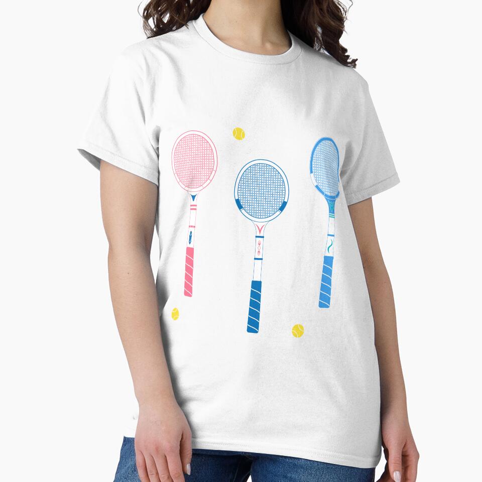Retro Tennis Racquets by Gabriela Simon