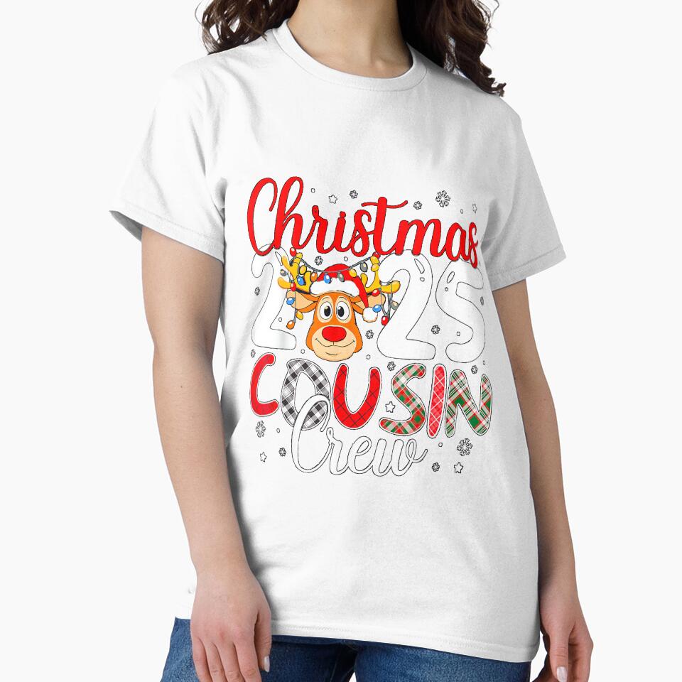 Christmas Cousin Crew 2025 Matching Family Xmas Pajamas by jillianhanna