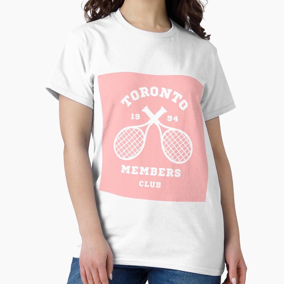 Toronto Tennis Members Club 1994 Pink White by art-by-harmonie