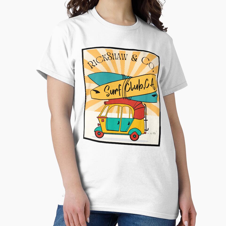Rickshaw and Co. Vintage Surf Club by Wear your geek