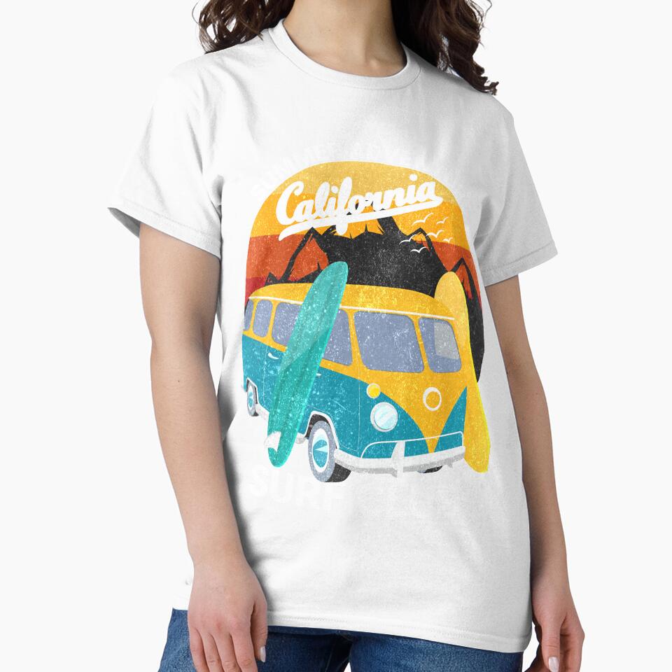 Summer Adventure California Surf Club Design by micreations