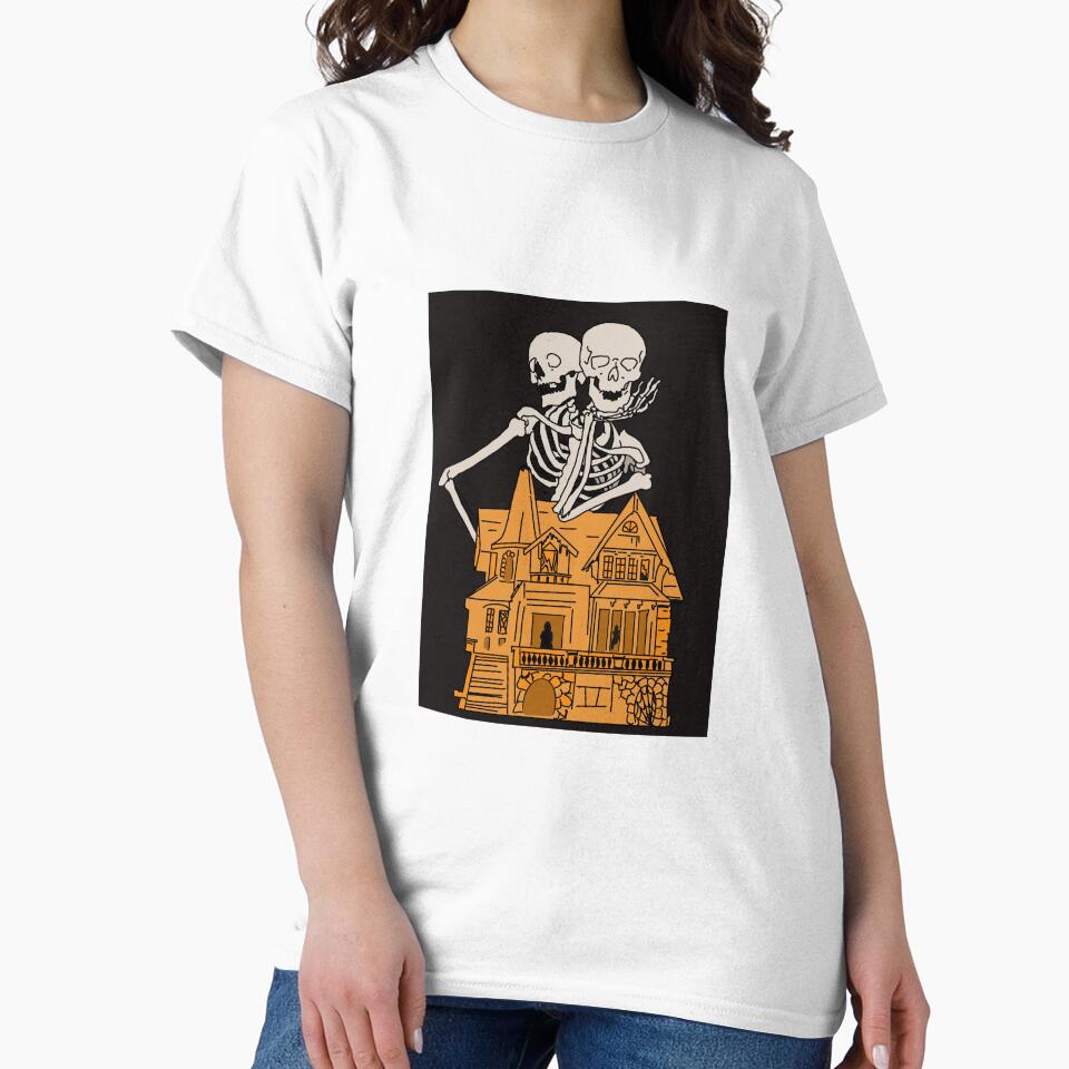 Retro Halloween haunted house by KarinaLuceroart