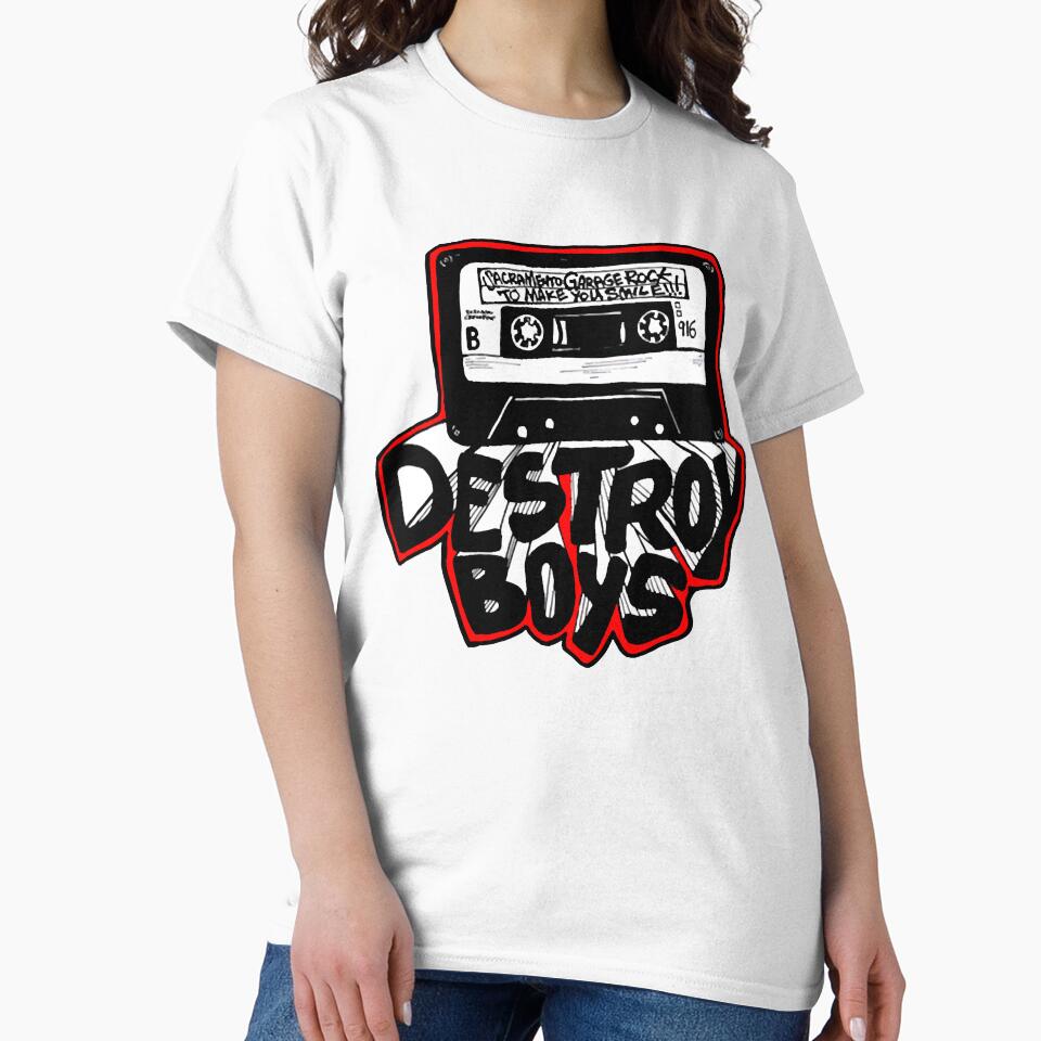destroy boys Graphic black vintage by Cunha678