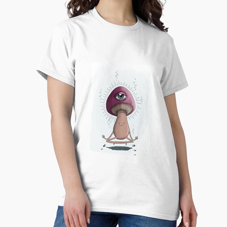 meditating mushroom by danaedmb