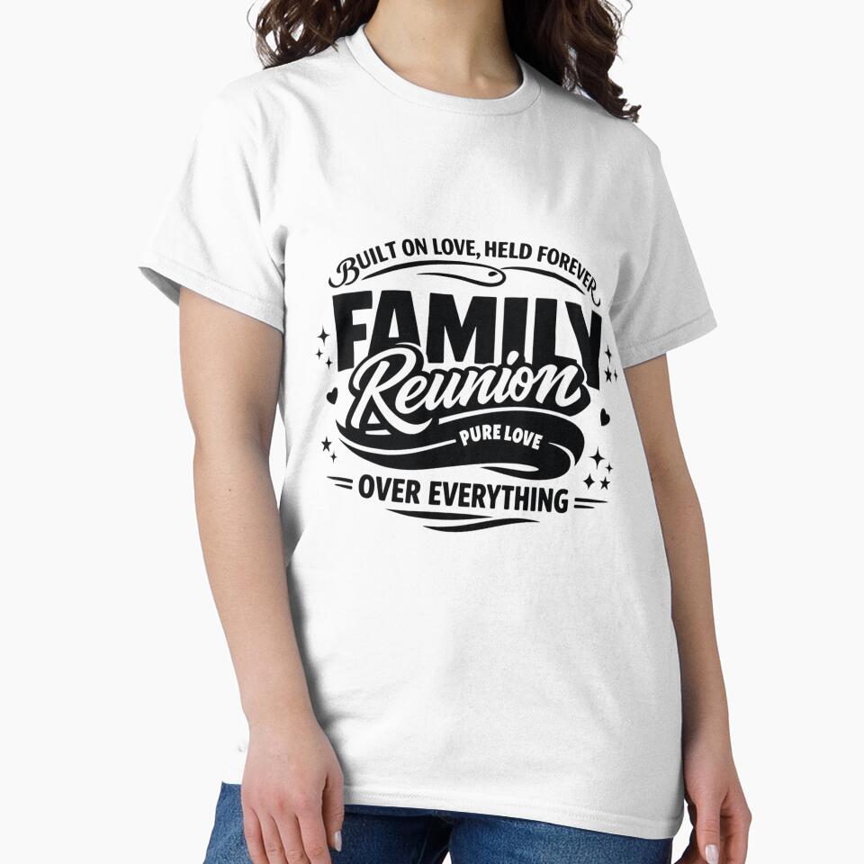 Family Reunion 2026 Family Over Everything Quote Reunion Party by Thread&Fable