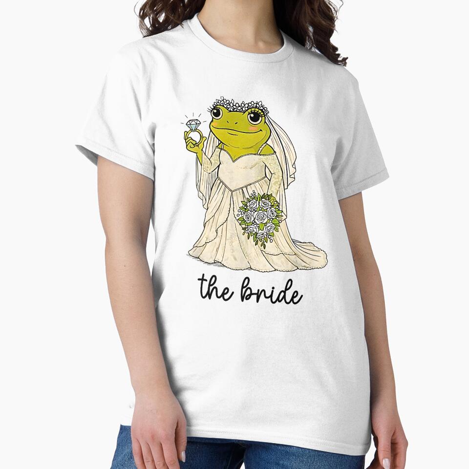 Retro Frog Bridesmaid Bachelorette Party Wedding Squad Funny by FerminVigo