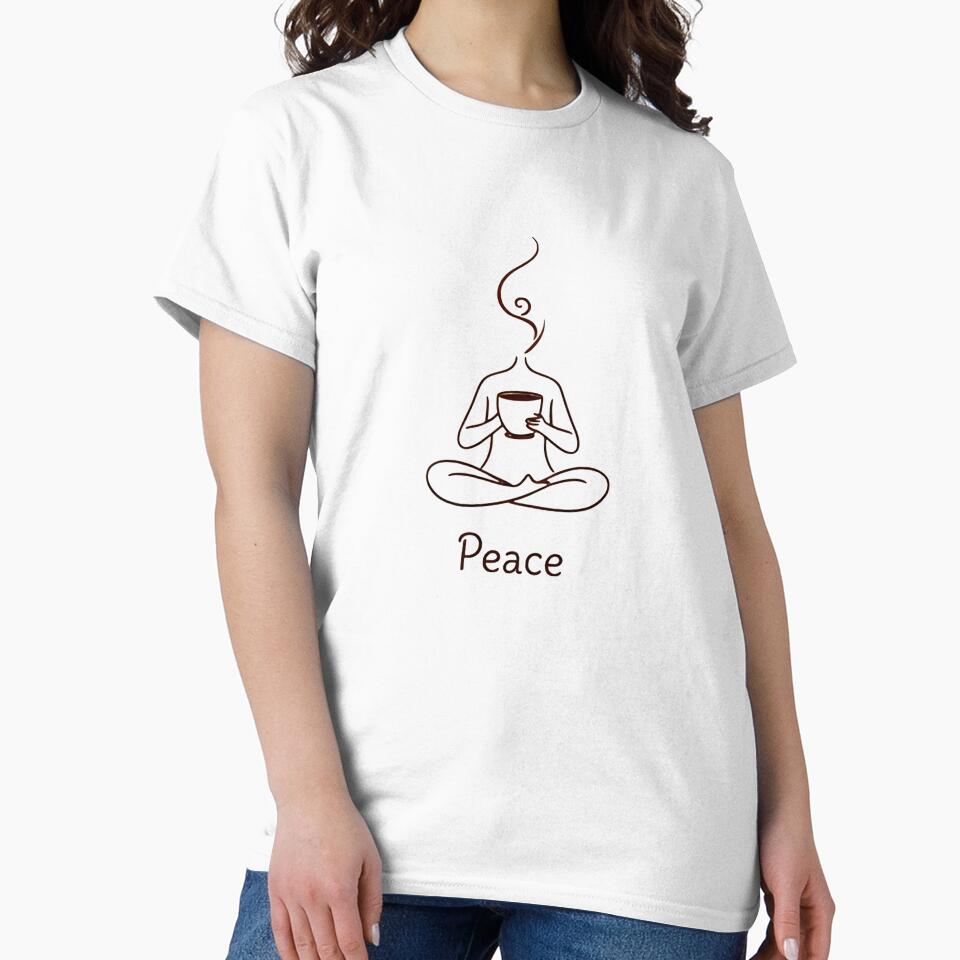 Peace and Coffee Yoga by baskoedijk