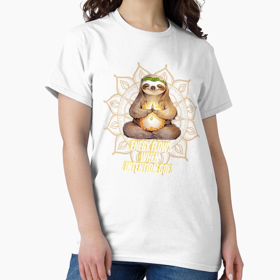 Yoga Sloth Energy Flows When Intention Goes by FreeStyleTrend