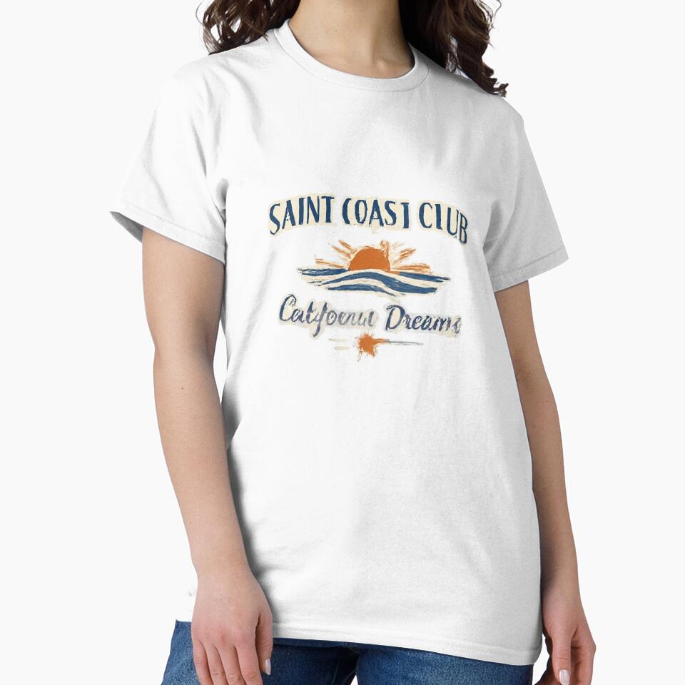 Saint Coast Club Vintage Beach Aesthetic by Red66circle