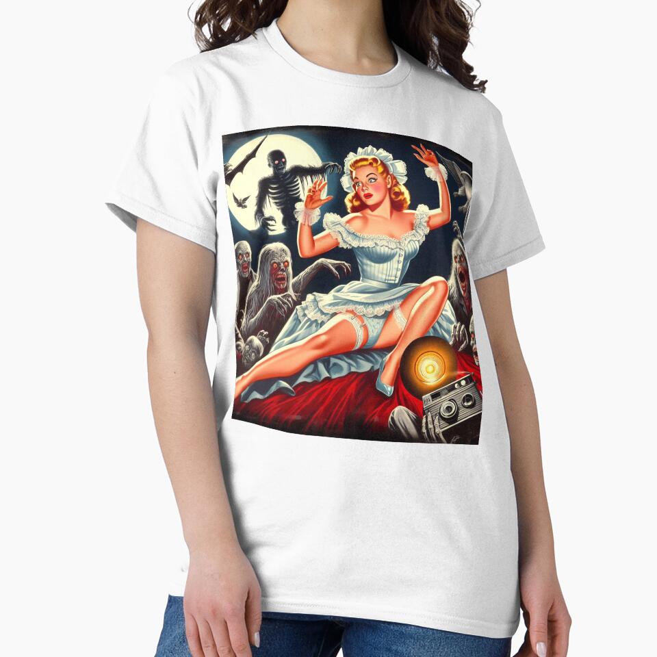 Retro Horror Pin-up by PulpVintage