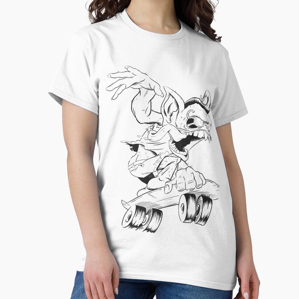 Cartoon Skate Monster graphic by WarrenMuzakArt