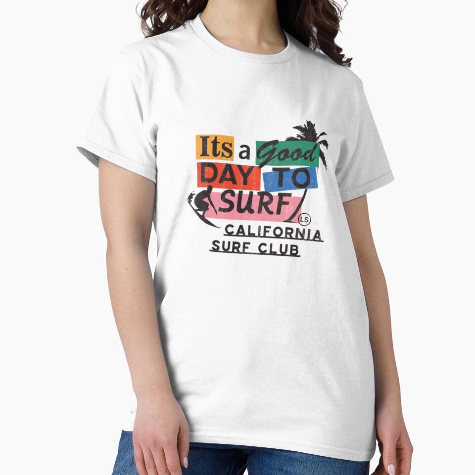 Surf California Good Day Retro Vibes by Oniyasha