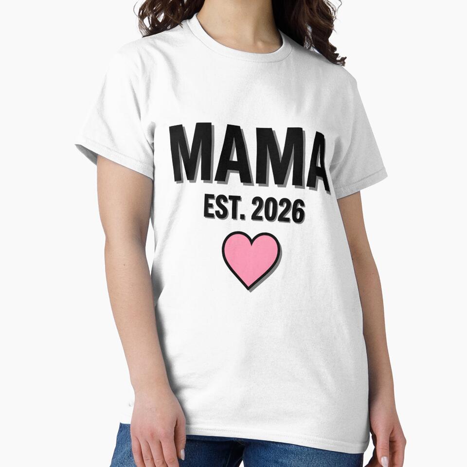Mama Est 2026 Shirt – Minimalist Mother’s Day Gift Tee by relso