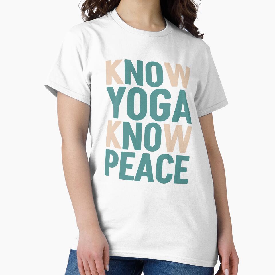 Know yoga know peace by designandclouds