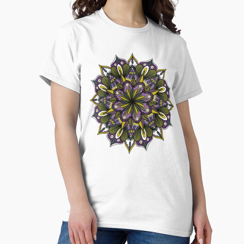Purple and Green Mandala by sydneymcc
